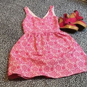 Pink party dress